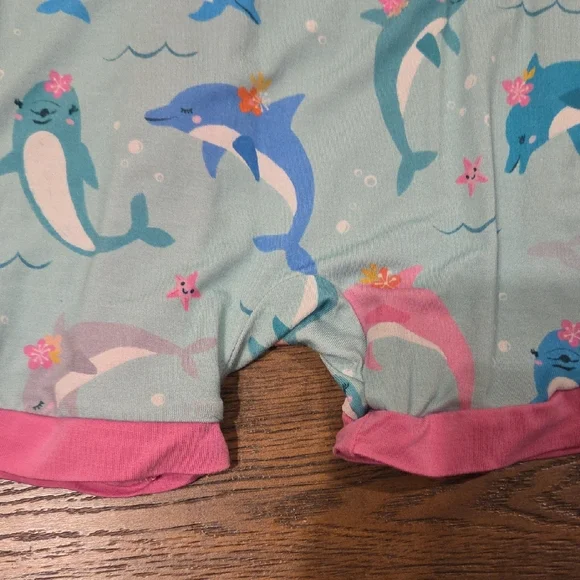 Little Sleepies Dolphin Shorty - Picture 4 of 4